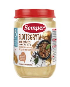 Semper Puré BurkMat Slottsgryta - 8 Mån