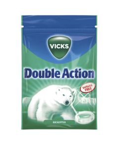 Vicks Blue Double Action Eucalyptus Sugarfree