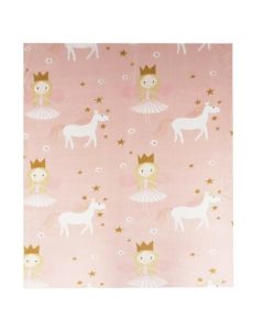 Pläd Nellie Enhörning rosa