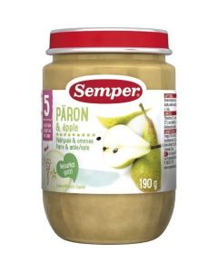 Semper Puré Päron & äpple - 5 mån