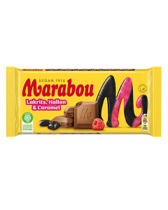 Marabou Lakrits, Hallon och Caramel