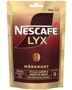 Nescafe Lyx Mörkrost Snabbkaffe Refill