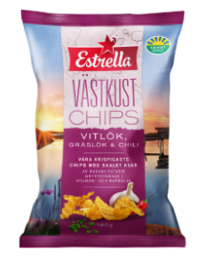 Västkustchips Vitlök/Gräslök/Chili