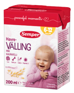 Semper Havrevälling Mild Drickfärdig - 6 mån