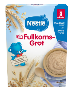 Nestlé Fullkornsgröt Mild 8 Mån