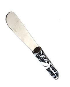 Smörkniv Älg Svart/vit