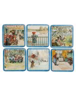 Glasunderlägg Carl Larsson