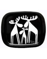 Bricka liten tre älgar