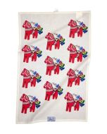 Kökshandduk Dalahäst beige