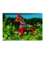 Kylskåpsmagnet Dalahäst