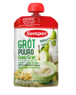 Semper Puré PåsMat Gröt Päron Äpple - 6 Mån