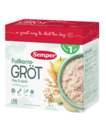 Semper Fullkornsgröt med Frukt - 12 Mån